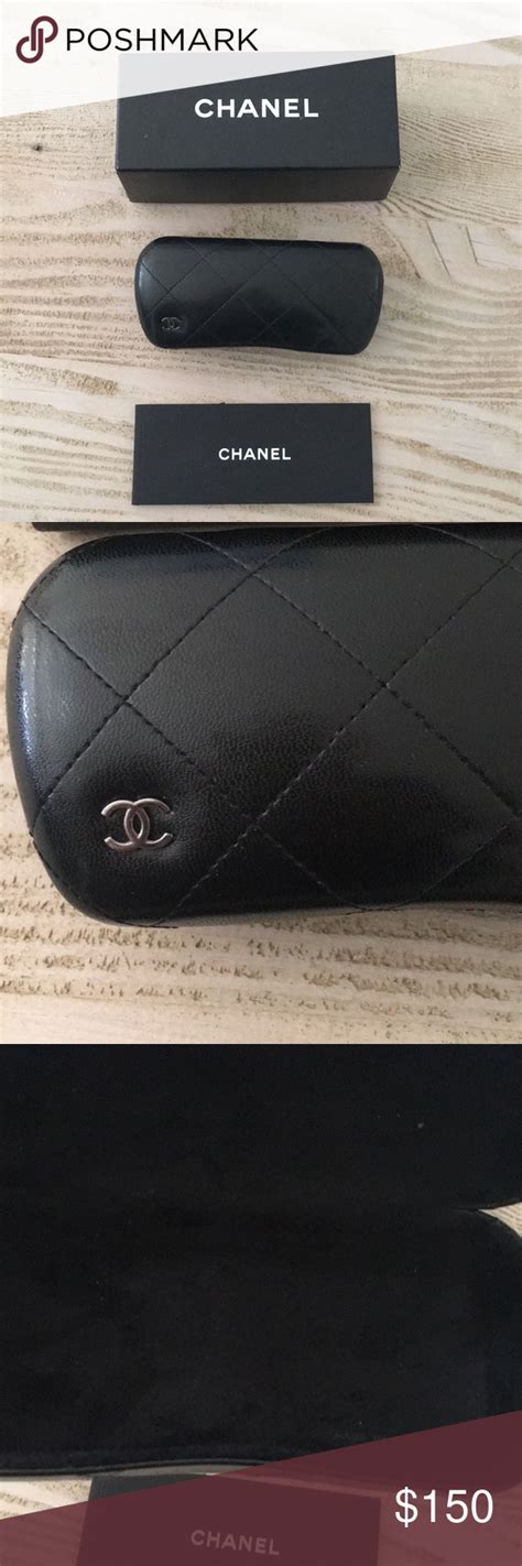 authentic Chanel sunglasses case